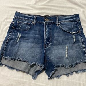 EXPRESS High Rise jean shorts size 8